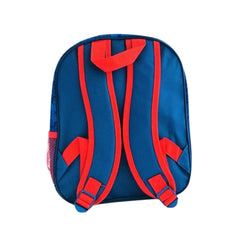 Ghiozdan 3D Disney pentru gradinita, Spider man , albastru/rosu , 32 Cm