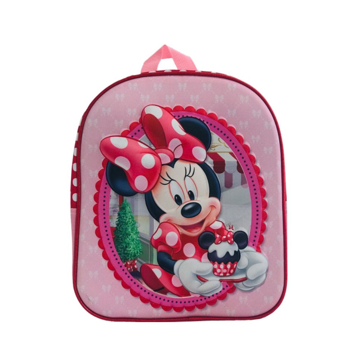 Ghiozdan 3D Disney pentru gradinita,Minne , roz , 32 Cm, 1, hectarul.ro