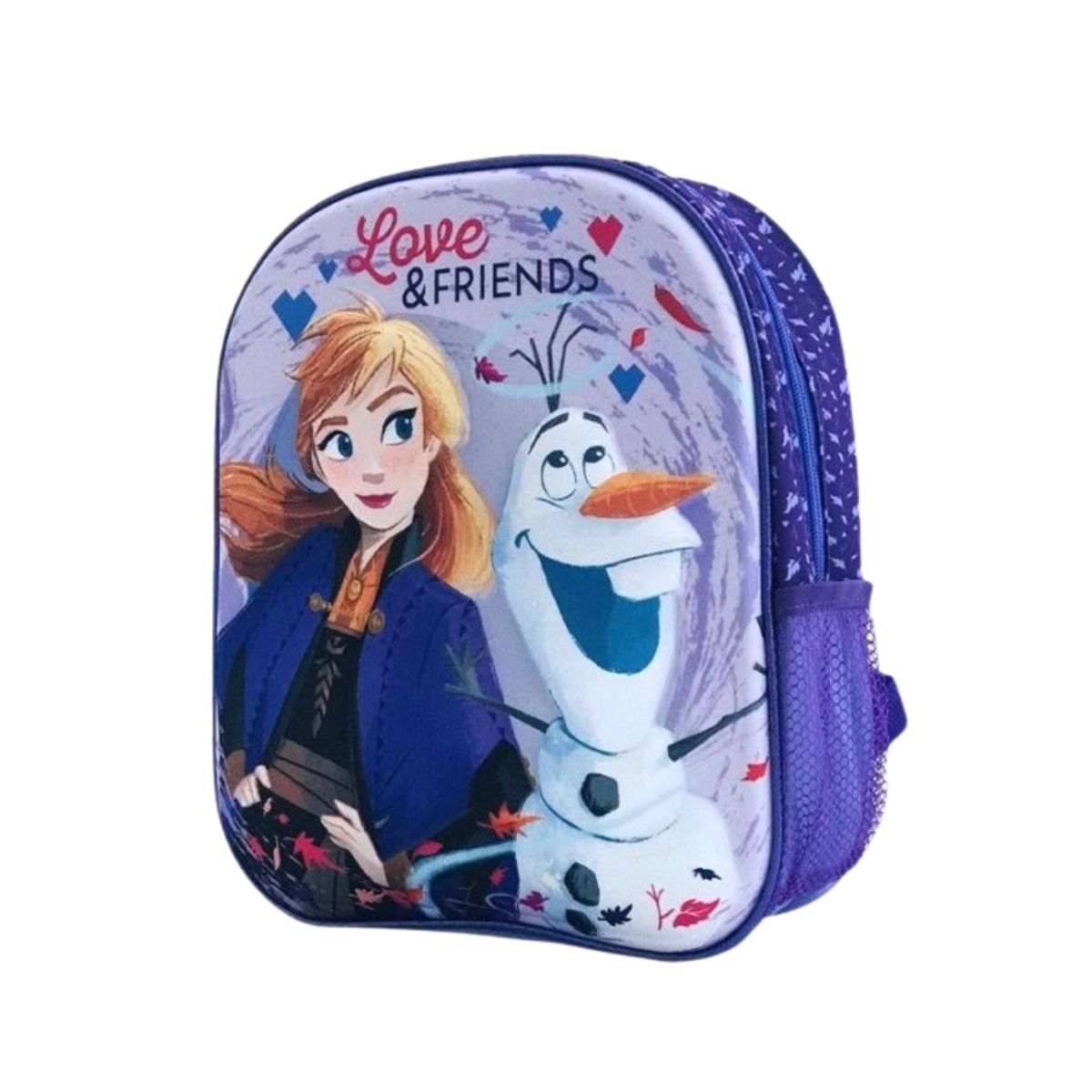 Ghiozdan 3D Frozen pentru gradinita, Elsa si Olaf , indigo, 32 Cm, 1, hectarul.ro