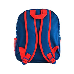 Ghiozdan 3D Frozen pentru gradinita, Mickey Mouse ,bleu/gri , 32 Cm