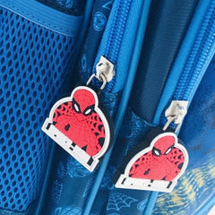 Ghiozdan Mare cu 3 Compartimente, Spider Man, albastru/rosu,42 Cm