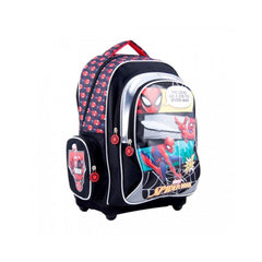 Ghiozdan Mare cu 5 Compartimente, Spider Man, albastru/rosu,42 Cm