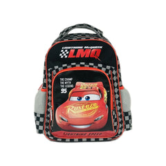 Ghiozdan mediu pentru scoala 2 compartimente, Cars Lightning McQueen 37 cm