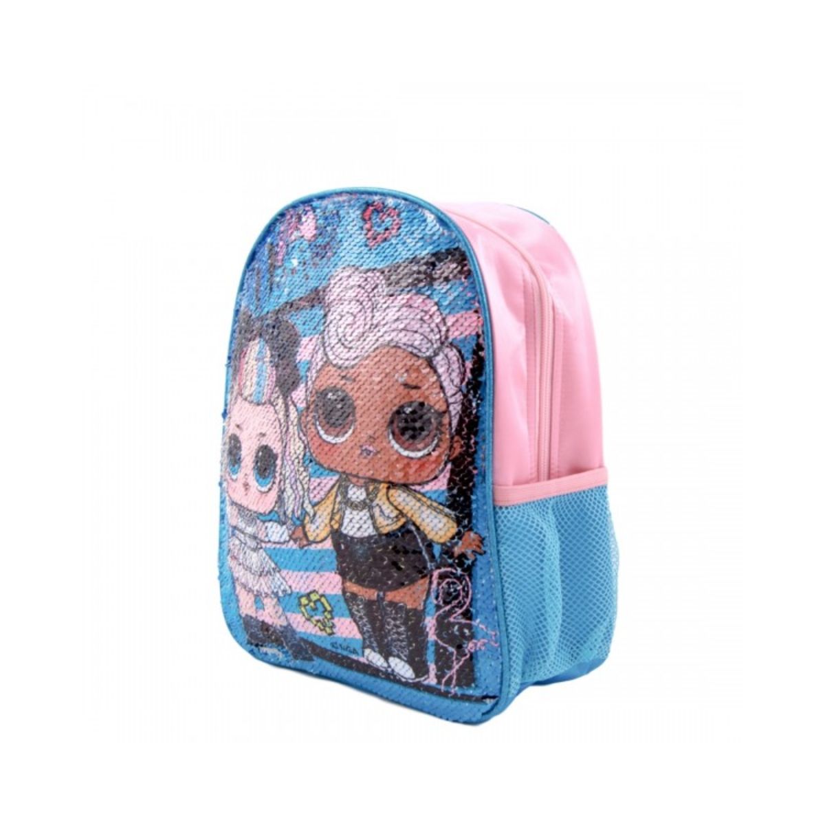 Ghiozdan pentru gradinita  cu paiete reversibile LOL,multicolor,  32 Cm, 1, hectarul.ro