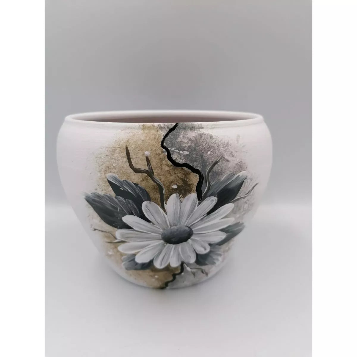 Ghiveci de flori din ceramica diametru 15 cm 13, 1, hectarul.ro