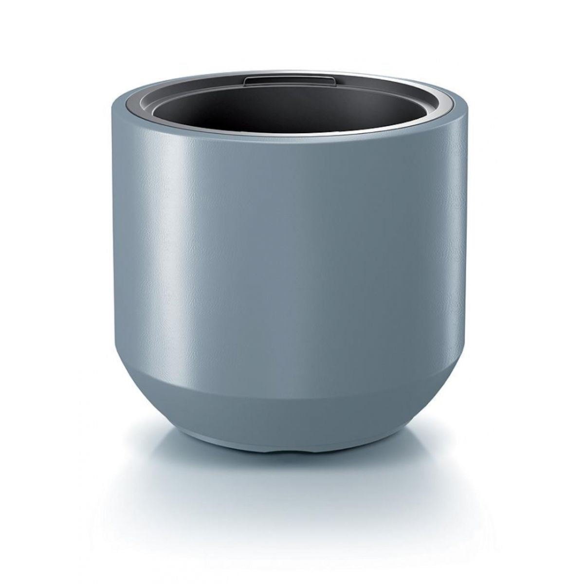 Ghiveci decorativ cu suport interior HEOS 390x440 mm, gri deschis, 1, hectarul.ro