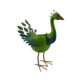 Hectarul - Ghiveci decorativ din metal vopsit Paun