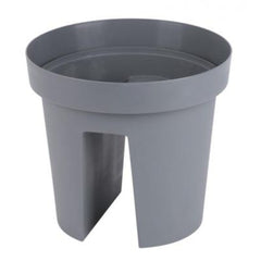 Ghiveci flori pentru balcon, Gri, 25x28 cm