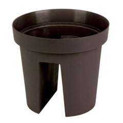 Ghiveci flori pentru balcon, Maro, 25x28 cm