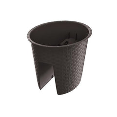 Ghiveci maro RATOLLA Railing Oval 30