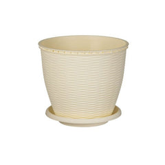 Ghiveci ratan 2.75 L CREM