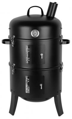 Gratar 3 in 1 Pro Smoker pe carbuni,cu afumatoare Strend PRO, 1, hectarul.ro