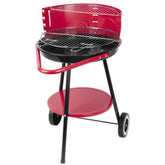 Hectarul - Gratar gradina, grill rotund, cu roti, 49x61x76 cm, Andalusia