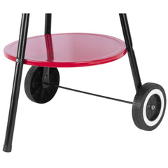 Gratar gradina, grill rotund, cu roti, 49x61x76 cm, Andalusia