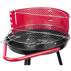 Gratar gradina, grill rotund, cu roti, 49x61x76 cm, Andalusia