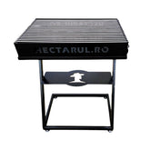 Hectarul - Gratar pentru gradina Hectarul , din tabla de 2 mm, tije din otel de 6 mm, picioare detasabile, vopsit electrostatic, model Z