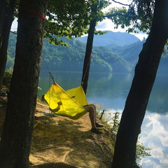 Hamac Ummoc Calatorul simplu Galben