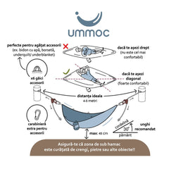 Hamac Ummoc Calatorul simplu Galben