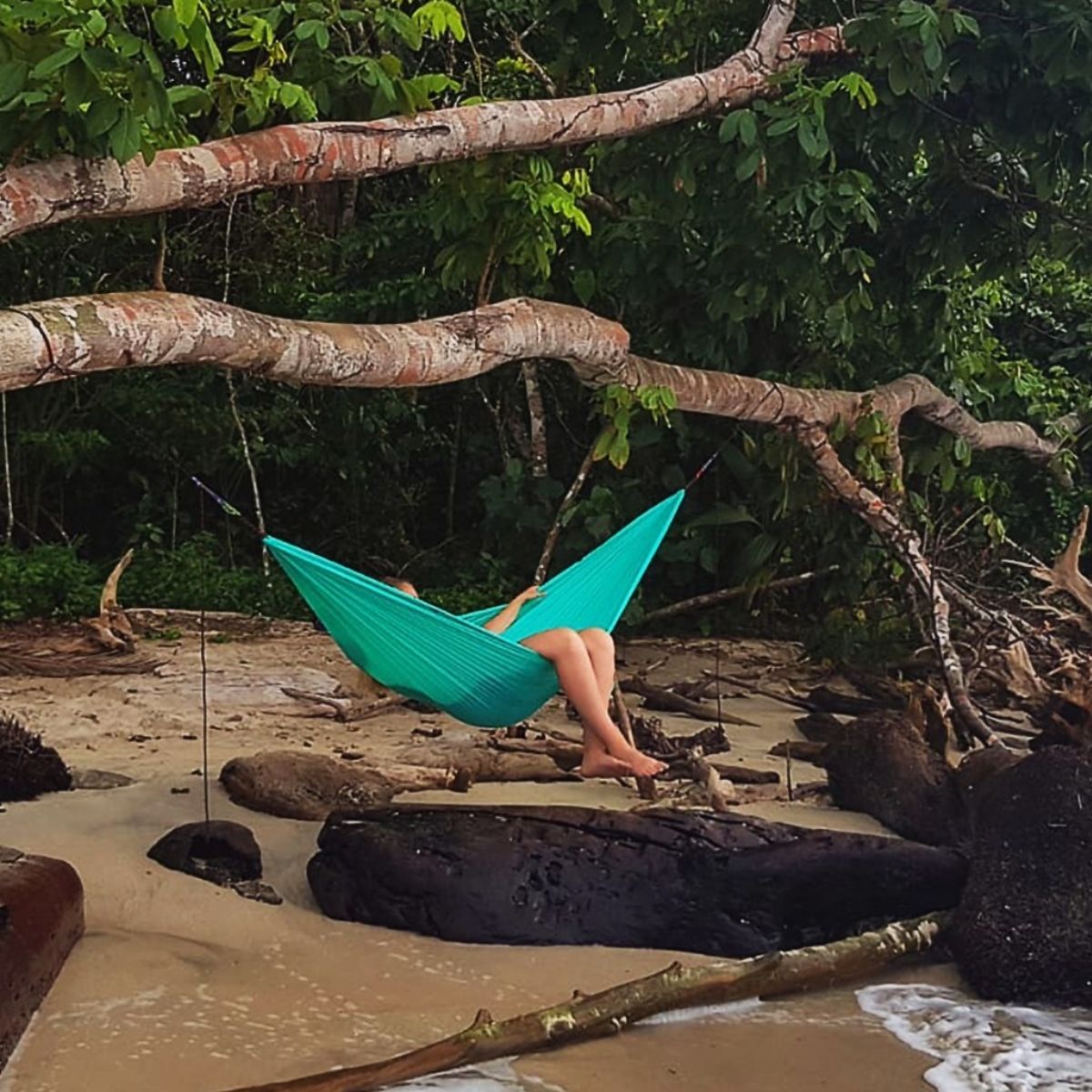 Hamac Ummoc Calatorul sofisticat Turquoise, 1, hectarul.ro