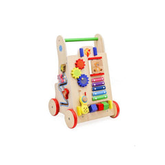 Impingator, premergator, din lemn educational 6 in 1, 51 x 32.5 x 31cm