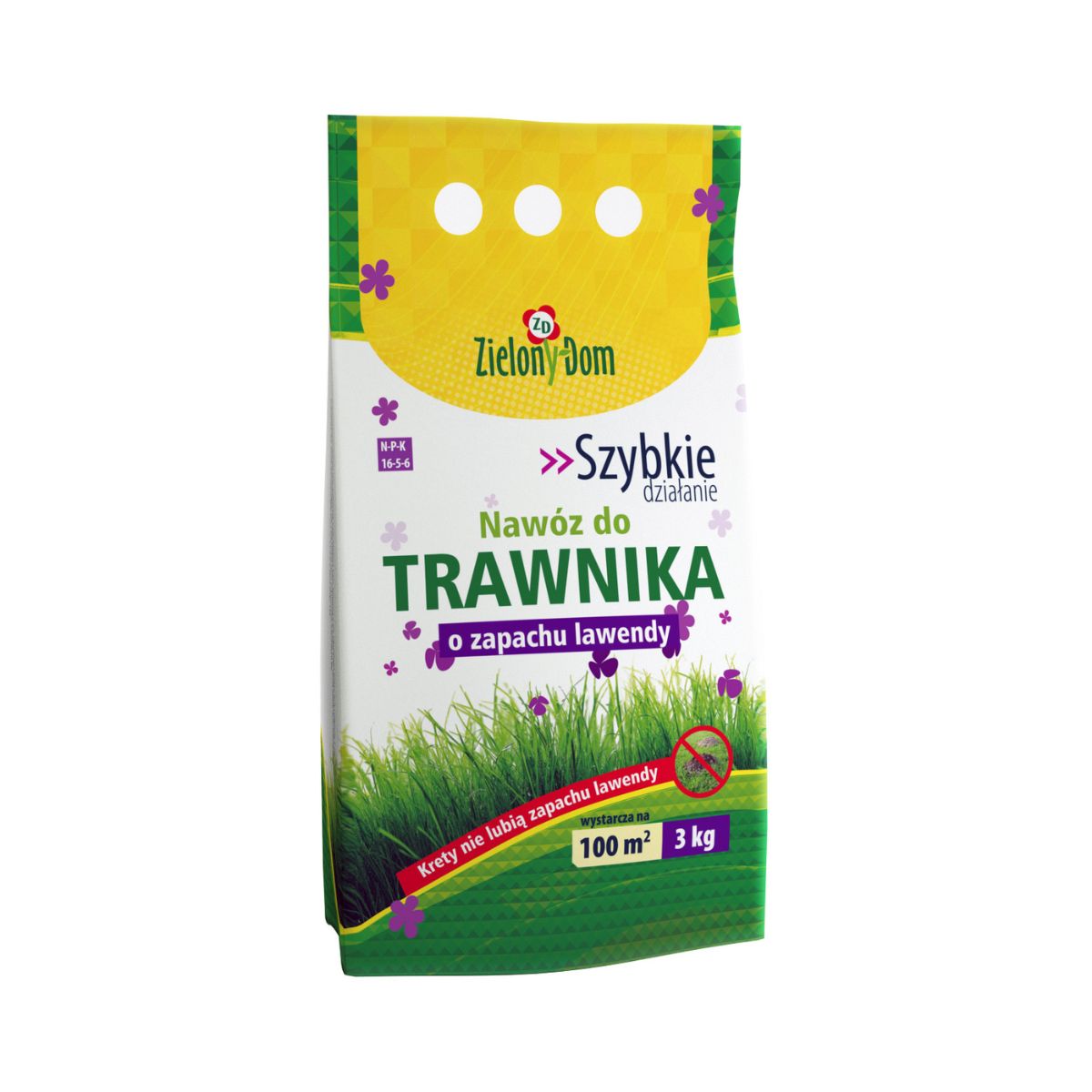 Ingrasamant de gazon cu parfum de Lavanda, 3 kg, 1, hectarul.ro