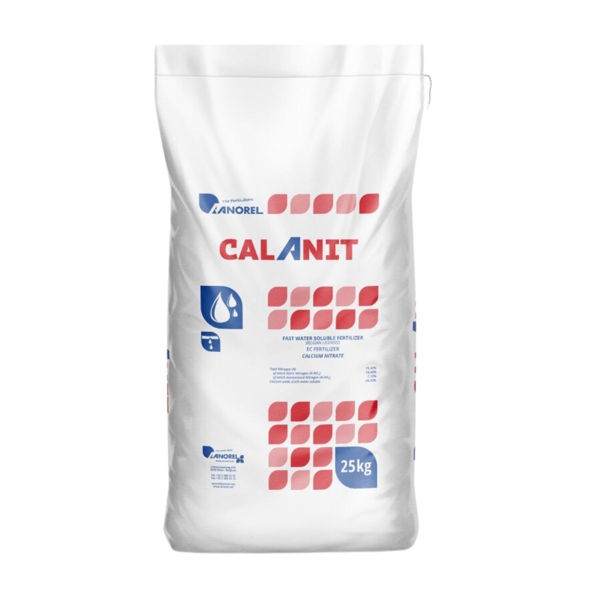 Azotat de calciu hidrosolubil, CALCIUM DUCANIT, 26,3% CaO, N 15,5 %, 25 kilograme, 1, hectarul.ro