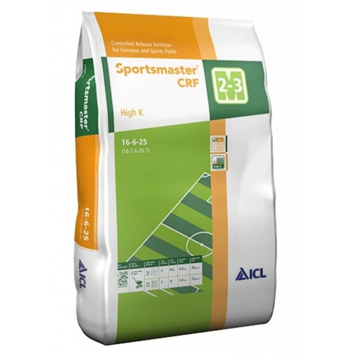 Ingrasamant gazon Sportmaster High K 26-5-11+2MgO +Zn ICL Specialty Fertilizers (Everris International) 25 kg, 1, hectarul.ro