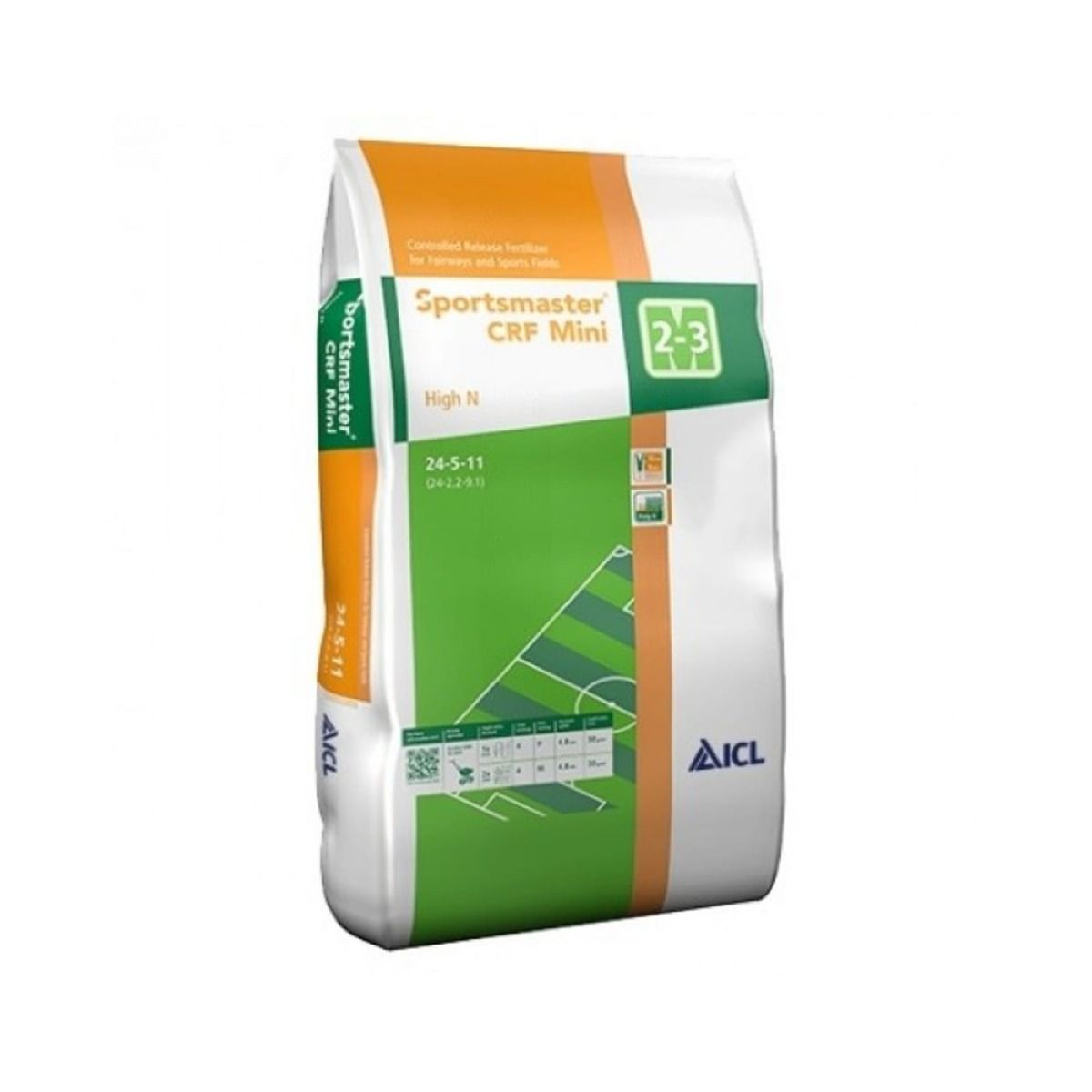 Ingrasamant gazon Sportmaster MINI High N 24+05+11+2MgO ICL Specialty Fertilizers (Everris International) 25 kg, 1, hectarul.ro