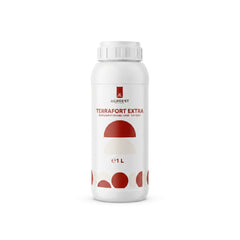 Îngrășământ organic lichid Terrafort Extra 1 litru cu acizi humici și fulvici pentru soluri fertile