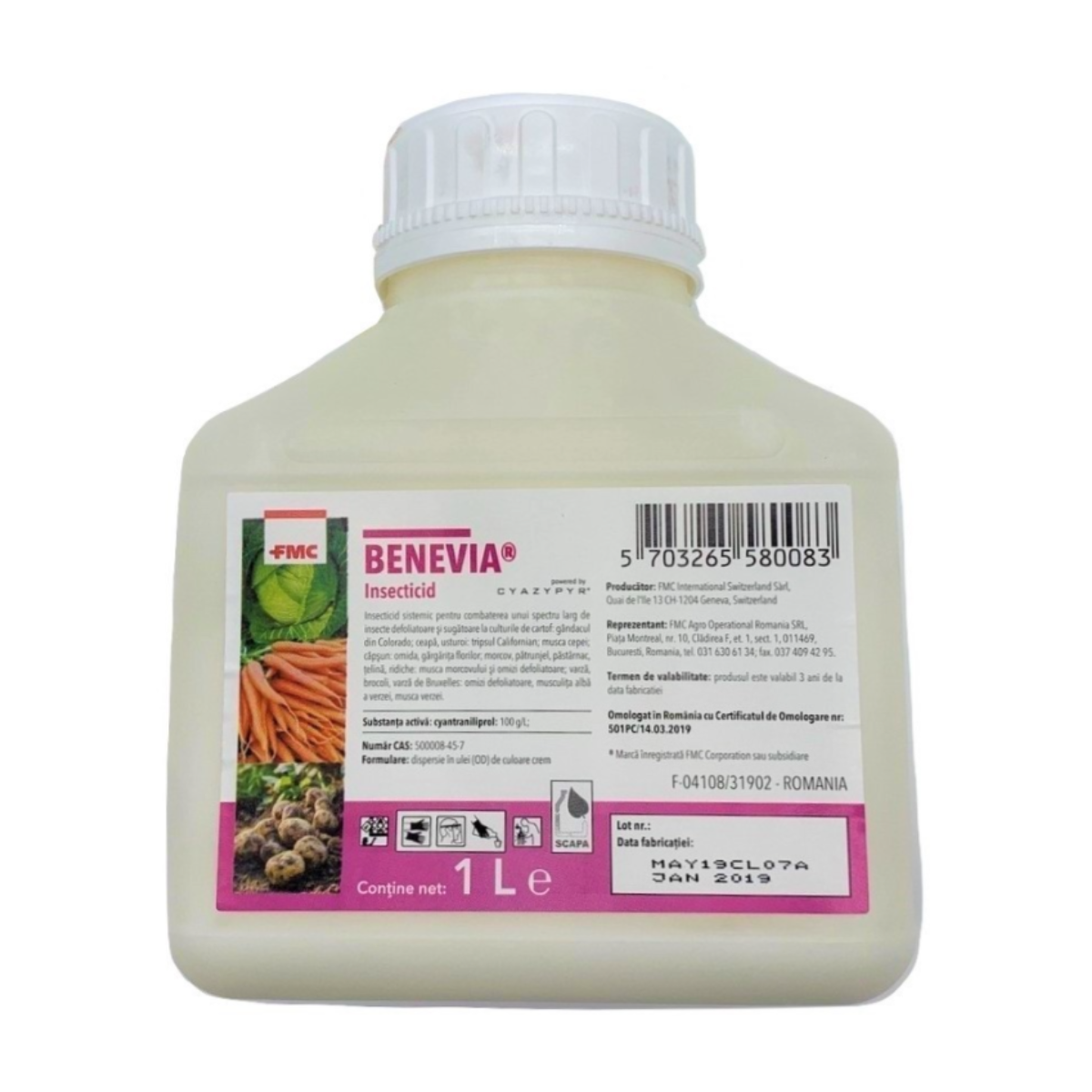 Insecticid legume, capsuni si cartof Benevia, 1L, 1, hectarul.ro