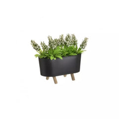 Jardiniera cu plante din plastic decorativa 16x8x15cm 3