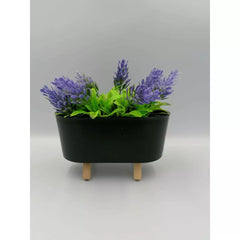 Jardiniera cu plante din plastic decorativa 16x8x15cm 3