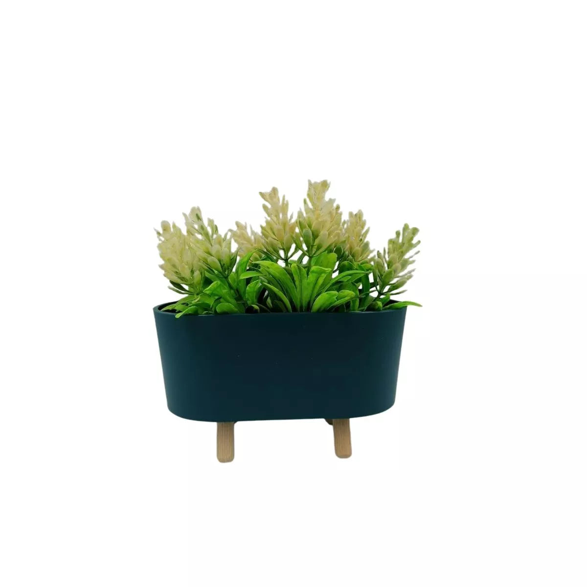 Jardiniera cu plante din plastic decorativa 16x8x15cm 4, 1, hectarul.ro