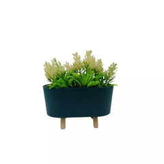 Jardiniera cu plante din plastic decorativa 16x8x15cm 4