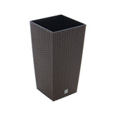 Hectarul - Jardiniera patrata cu suport interior inclus RATO 32.5 latime , maro