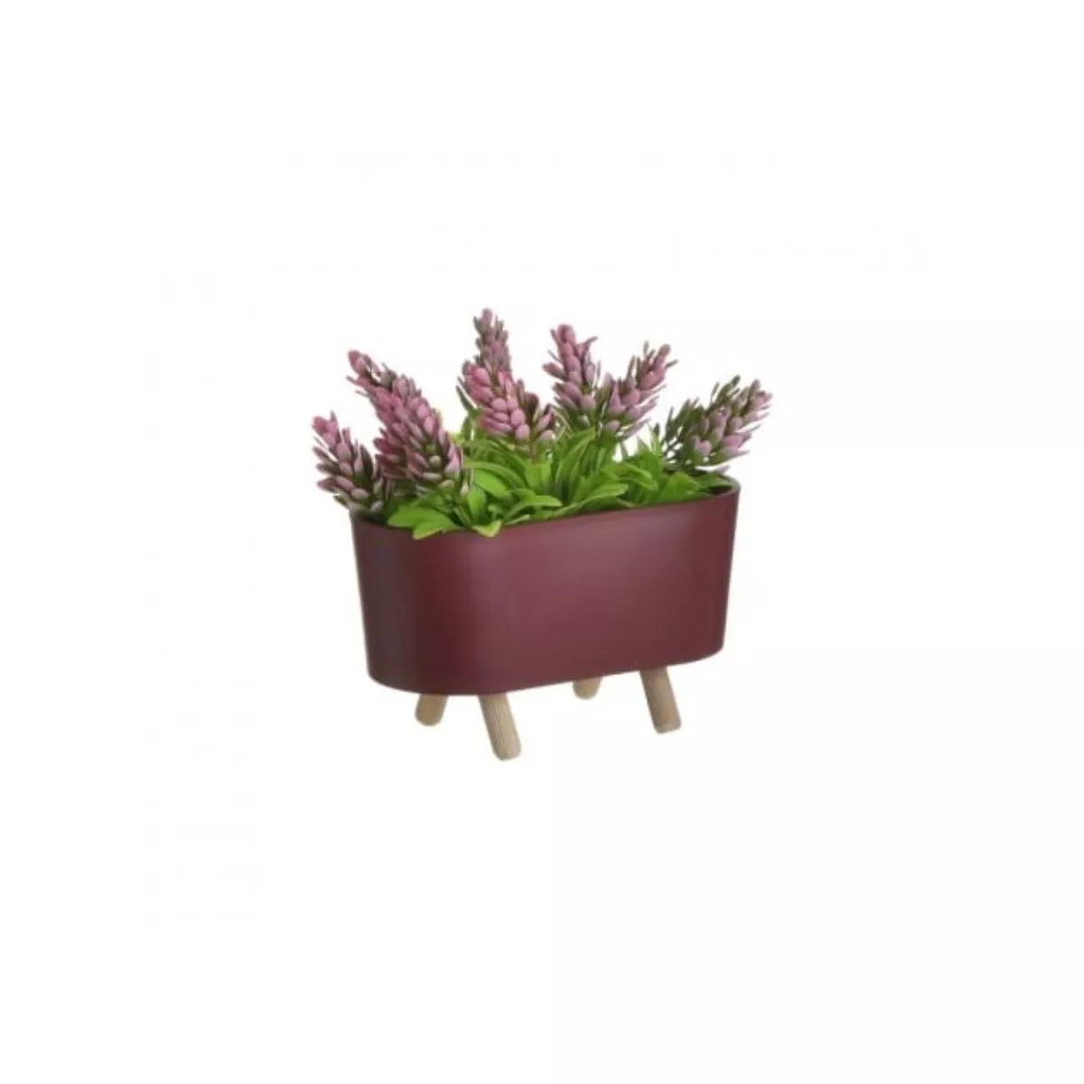 Jardiniera cu plante din plastic decorativa 16x8x15cm 1, 1, hectarul.ro