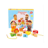 Hectarul - Joc de insiruit din lemn cu caractere, WD 9536-C