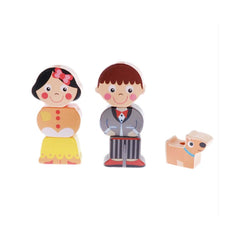 Joc de insiruit din lemn cu caractere, WD 9536-C