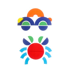 Joc Tangram din lemn cu 32 piese, WD 2510