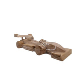 Hectarul - Jucarie masina de formula 1din lemn natur