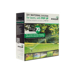 Kit irigare gazon prin aspersie pentru 70 mp cu pop up si adaptor pentru robinet