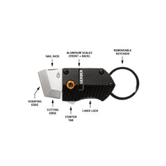 Lama EDC (everyday carry) GERBER, pliabila ,KeyNote Pocket 4L