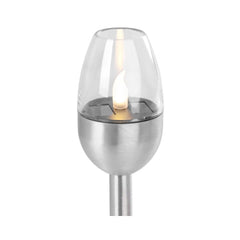 Lampa solara tip lumanare Adria Strend Pro, 1 LED, otel inoxidabil, 6x28 cm