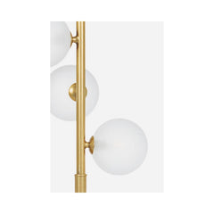 Lampadar auriu din metal 156 cm Balls Bizzotto