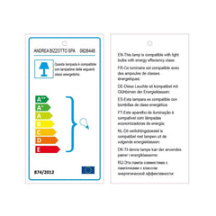 Lampadar auriu din metal 156 cm Balls Bizzotto