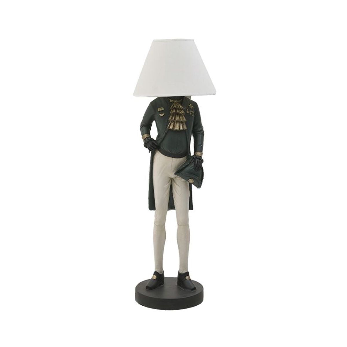 Lampadar din polirasina Male Figure 27X27X92 cm Inart, 1, hectarul.ro