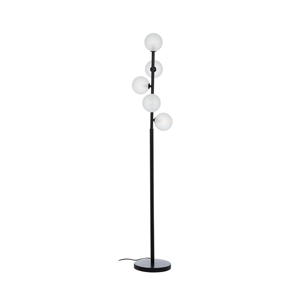 Lampadar negru din metal 156 cm Balls Bizzotto, 1, hectarul.ro