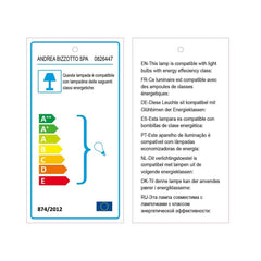 Lampadar negru din metal 156 cm Balls Bizzotto