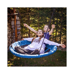 Leagan de gradina, albastru, din polipropilena, ø 95