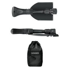 Lopata pliabila Gerber, lungime extinsa 41,9 cm,Gorge, neagra